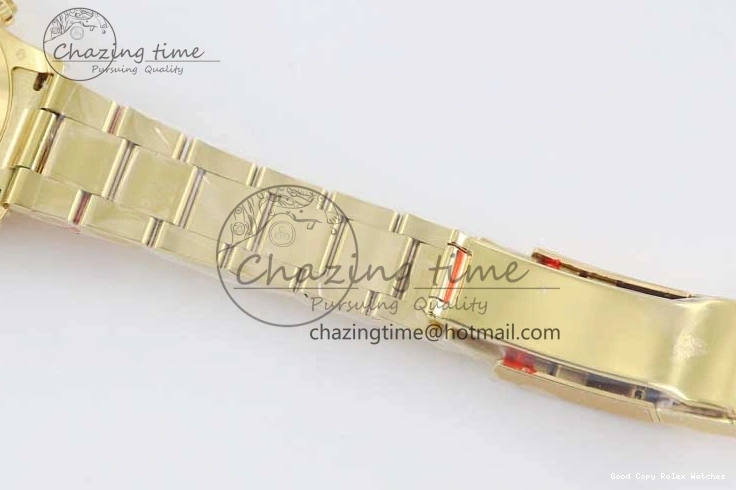 AAA Replica Watches 116595RBOW Black on A Diamonds 2406 Best YG 904L YG Dial Edition Bracelet Effortless TWF 1:1 Steel Daytona YG 0109